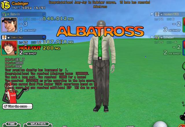 Albatross cads hole 15 ;) holid server