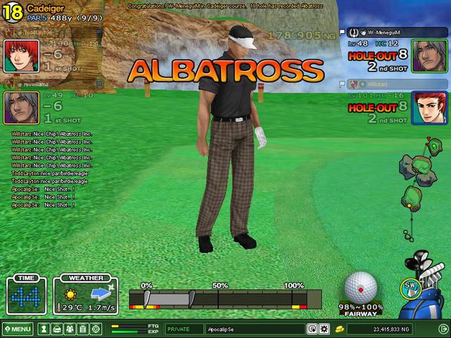 First Alby in Cadeiger hole 18