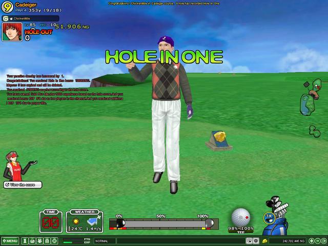 HIO ON CAD HOLE 9!!