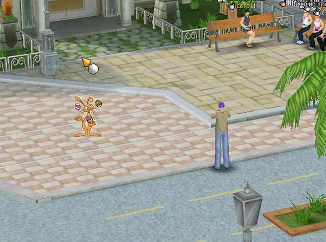 I found the EASTERBUNNY in Square!!!!