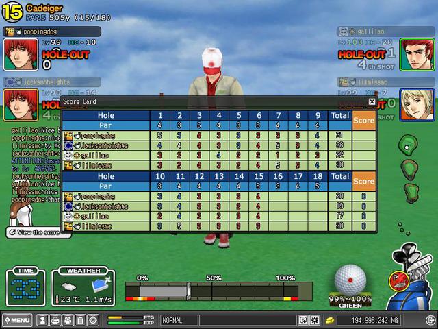 holes 6/7/8 woot,  finished 25 under. mastery