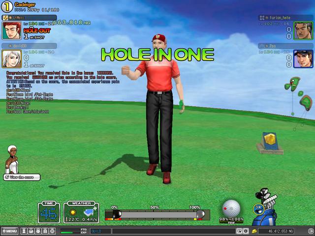 hole 1 HIO in mastery