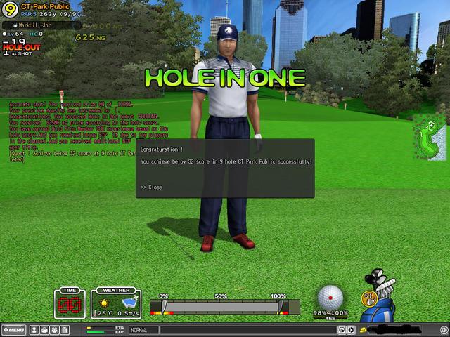 My 1st as a noob and it`s a Par 5 lol