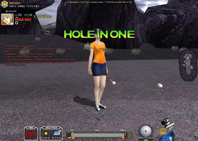 HIO volcano hole 17, HOLLID