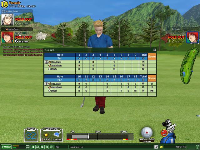 The Longest Nine Holes...