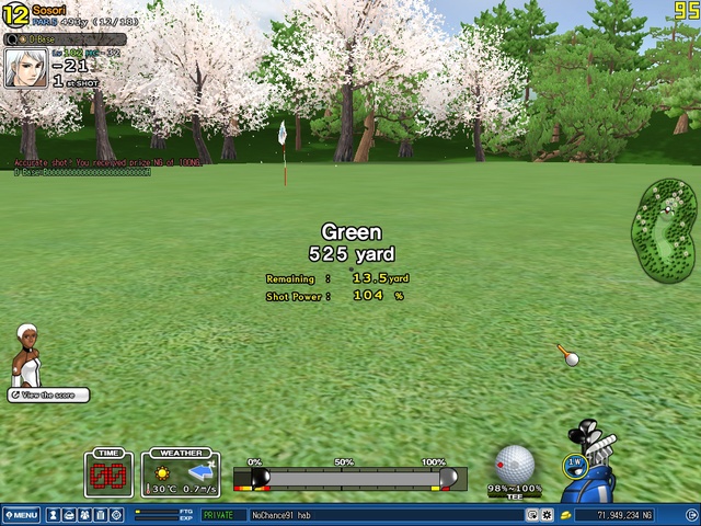 LvL 102 also cna driver Hole 12  Sosori