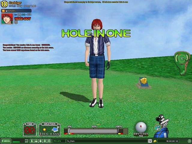 HIO in tourney, hole 10