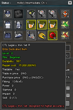 CTL Legacy Iron Set R 13 Skill