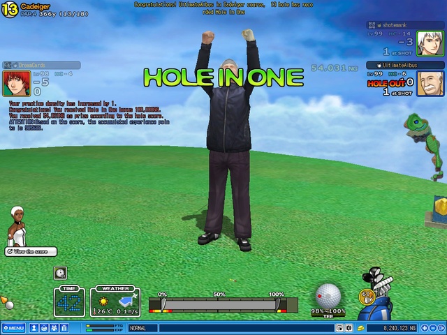 HIO hole 13 cadeiger