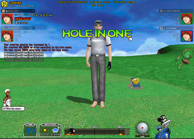 HIO on Cads hole 12