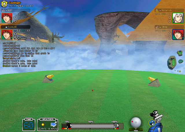 on wich course i``m playing now??