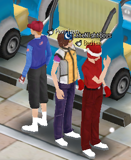 White Santa Boots on Belz characters