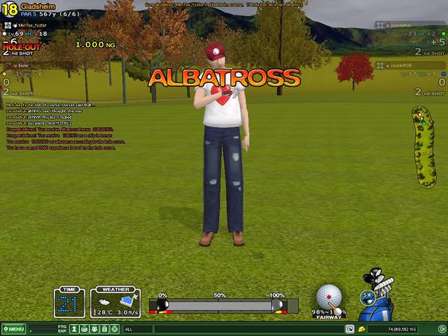 Glad about Albatross at Glad