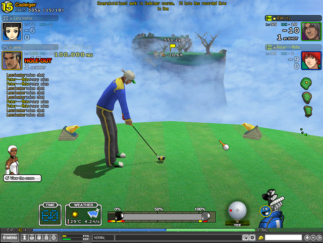 Cad hole 15 hole in one mastery