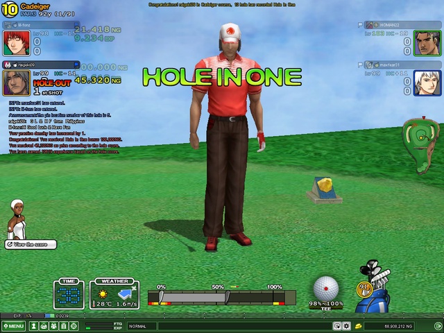 1st time HIO in hole 10 cads