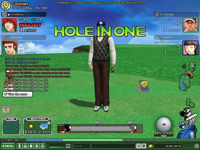 HIO CADE hole 9 5W