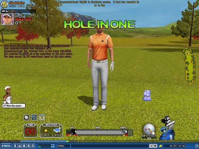 hole on one 