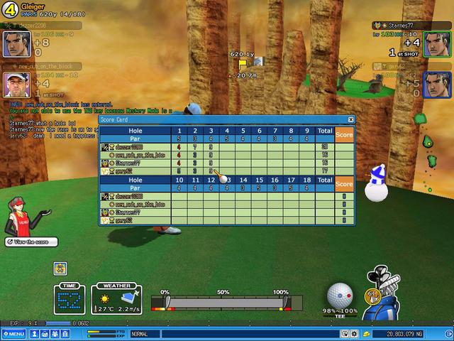 a full win on a mastery all 101+ check out 3rd hole 