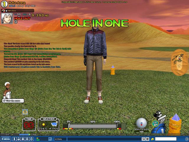 hio hole 1 of rufus arena