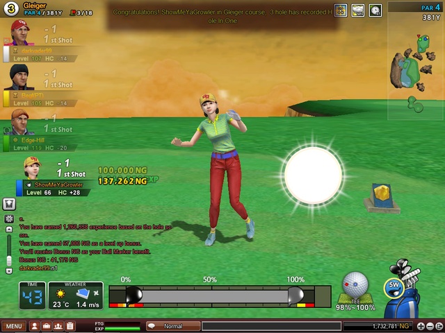 GLIG HIO lvl66 BANG TIDY HOLE3 woot