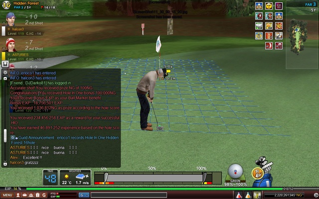 300 MILLIONS EXP HIO AT HIDDEN FOREST hole 16th